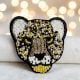 Handmade Jewelry Unisex Leopard Face Brooch